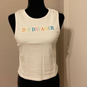 Daydreamer crop tank top